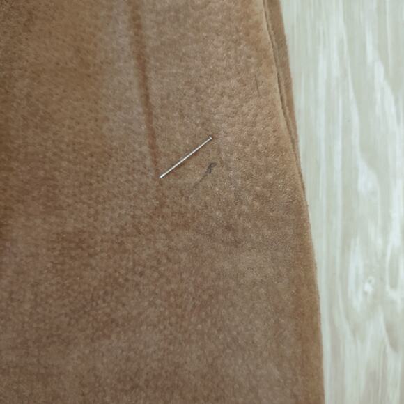 MARGARET GODFREY Vintage Suede Maxi Skirt Size 8 Tan High Waisted Fall Winter - Picture 10 of 12